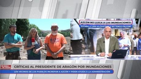 Los vecinos de Aragón, indignados con las autoridades: &quot;No han aprendido nada de Valencia&quot;