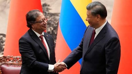 La visite annoncée en Chine du président colombien n'est pas du goût de Washington