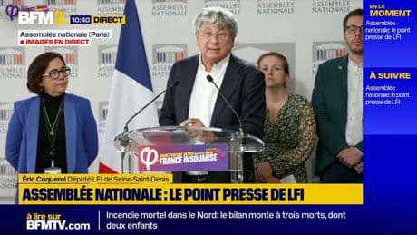 TVA sociale: "Tout ça est absolument lunaire", estime Éric Coquerel (LFI)