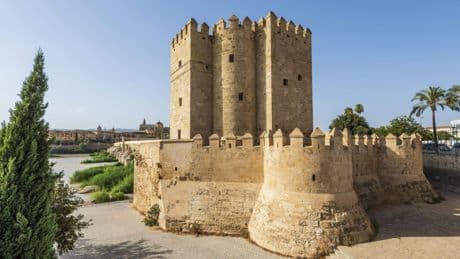 Brand in Mezquita, historische voormalige moskee Cordoba