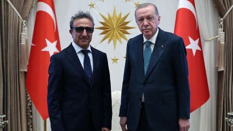 Cumhurbaşkanı Erdoğan, Chobani CEO'su Hamdi Ulukaya'yı kabul etti
