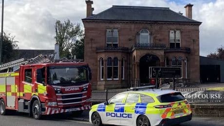 Huge fire rips through Bothwell restaurant as fire crews race to early-hours blaze