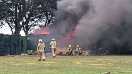 Police probe launched after 'sickening' fire attack on Scots kids football club