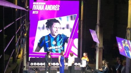 Ivana Andrés, mejor defensa de la Liga italiana
