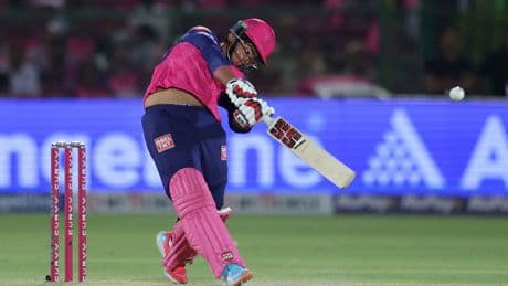 Boy, 14, makes history as youngest player in cricket's Indian Premier League - hits six first ball