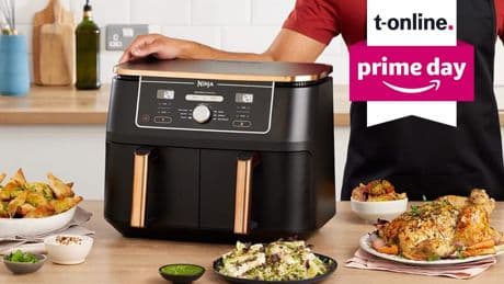 Heißluftfritteuse bis Eismaschine: Ninja-Küchengeräte zum Prime-Day-Preis