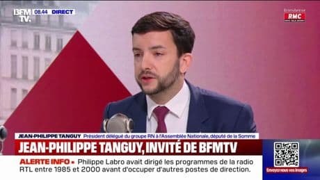 Proposition de Gérald Darmanin sur les peines minimales: "C'est trop facile de venir piller le programme du RN", fustige Jean-Philippe Tanguy