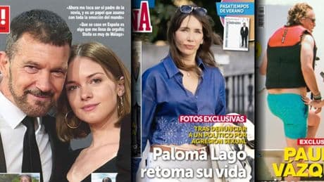 Antonio Banderas celebras sus 65 años posando con su hija Stella: &quot;Que se case en España es un orgullo&quot;