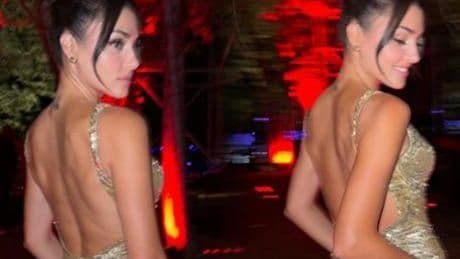Hakan Sabancı'nın ceketini giydi! Hande Erçel'den yeni düğün paylaşımı