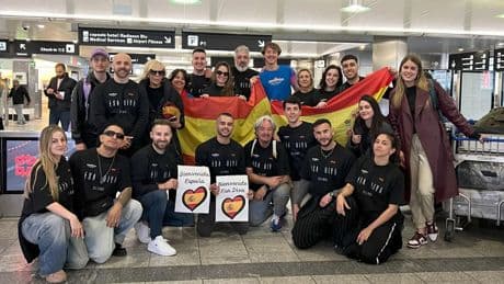 Melody llega a Basilea y realiza su primer ensayo en el escenario de Eurovisión