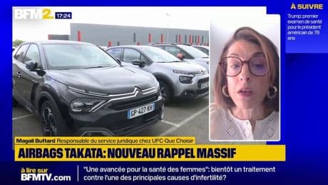 Airbags Takata: un nouveau rappel massif, l'UCF-Que Choisir réagit sur BFM2