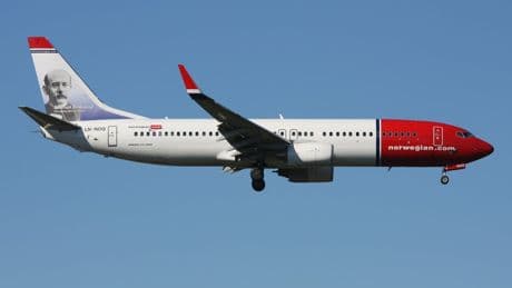 Norwegian Air Boeing 737 forced to turn back after tyre explosion on take-off