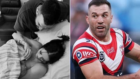NRL star James Tedesco's baby joy ahead of Roosters' must-win clash against Parramatta on eve of finals