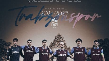 U19 Elit A Ligi'nde şampiyon Trabzonspor oldu!