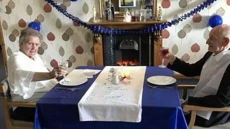 Colourful celebration for West Lothian couple as they celebrate 65 years of marriage