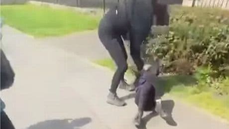 Schoolgirl battered in street as gang film violent attack for Snapchat