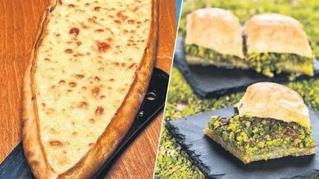 MEVLÜT TEZEL / Eritme peynirli pide yer fıstıklı baklava!
