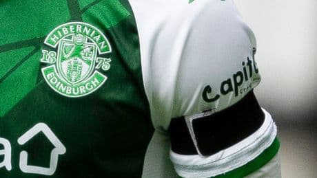 Reason Hibs players are wearing black armbands vs Celtic