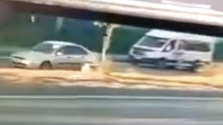 Bartın'da otomobilin çarptığı küçük Hiranur, ağır yaralandı