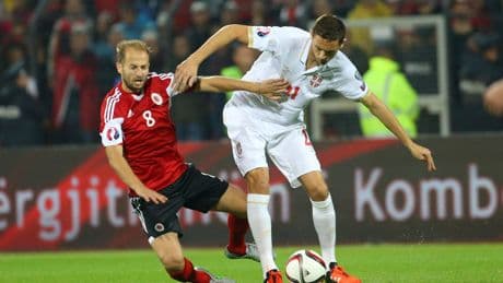 Albania and Serbia face each other in a World Cup qualifier that’s about more than just football