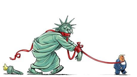Zonder tegenmacht verandert Amerika in een autocratie