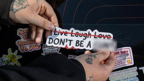 Woman’s offensive C-bomb bumper sticker almost landed her in jail