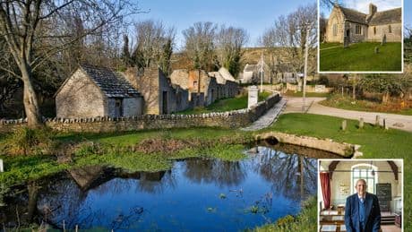 Britain’s eerie ‘lost village’ abandoned overnight with locals forbidden to return… as last ever resident dies aged 100