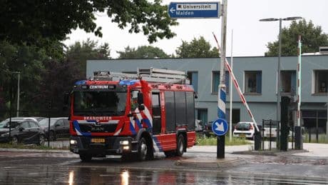 Patiënt tbs-kliniek Nijmegen raakt gewond door brand