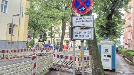 Warum eine Seitenstraße der Schloßstraße absackt