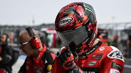 Bagnaia ya daba por hecho el fiasco de su primer día en Hungría: "Ha sido como me esperaba"
