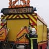 Spectaculaire accident avec une voiture sur le toit sur le périphérique de Nantes : deux blessés