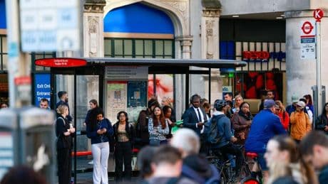 Caos en Londres en el primero de los cuatro días de huelga del metro