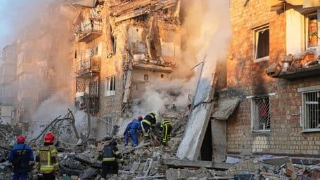 Viele Tote bei russischen Luftangriffen auf Kiew