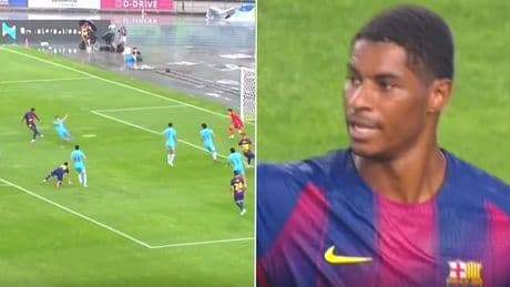 Marcus Rashford scores his first goal for Barcelona with cool finish as Spanish side thrash Daegu 5-0