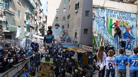 Napoli verso la festa scudetto, attese 200mila persone sul lungomare. Inaugurata statua di Maradona alta 6 metri