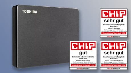 Neue Toshiba-Festplatten punkten im CHIP-Test
