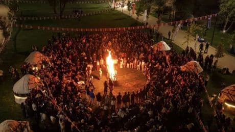 Başkentte skandal: Ankara Büyükşehir Belediyesi logosuyla pagan ayini