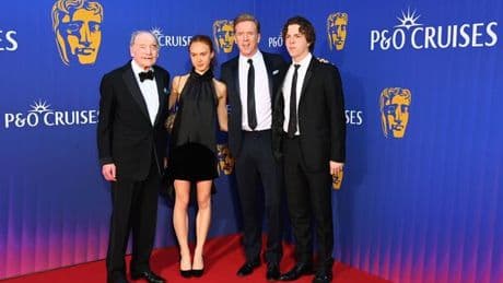 Damian Lewis makes rare appearance with kids at BAFTAs 4 years after Helen McCrory’s death
