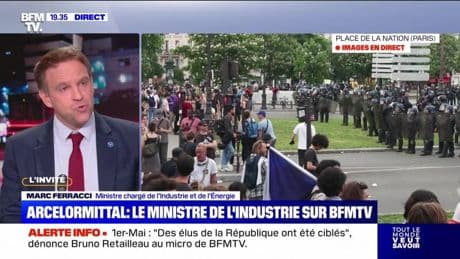 Marc Ferracci : Nationalisation d'Arcelormittal "pas à l'ordre du jour" - 01/05