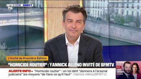 Création d'un "délit d'homicide routier"? "Je crois qu'on arrive au bout d'un long process", estime Yannick Allérno (chef cuisinier)