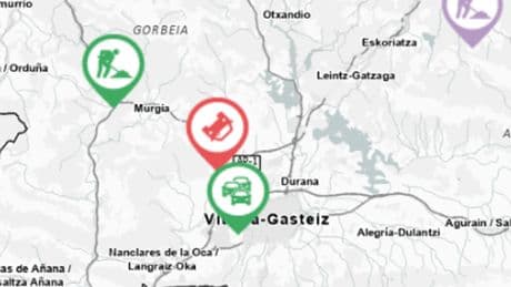 Un herido en un accidente «grave» entre una moto y un turismo en Zigoitia
