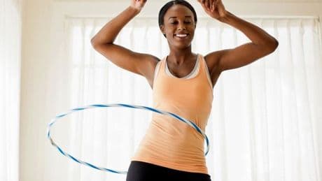 Weighted hula hoop is 'fun' way to 'tone' say shoppers, as price drops