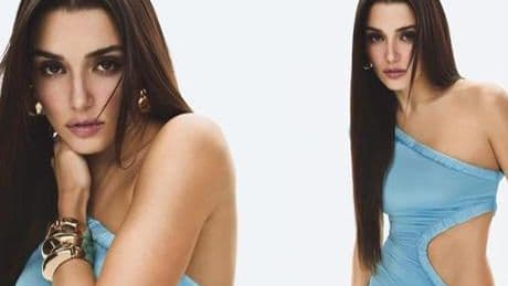 Hande Erçel'den maviler içinde yeni poz! Instagram'da beğeni yağdı