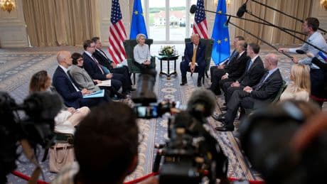 Guerre commerciale : l’Europe plie mais sauve les meubles