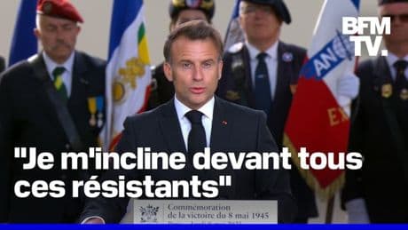 Commémorations du 8-Mai 1945: le discours en intégralité d'Emmanuel Macron