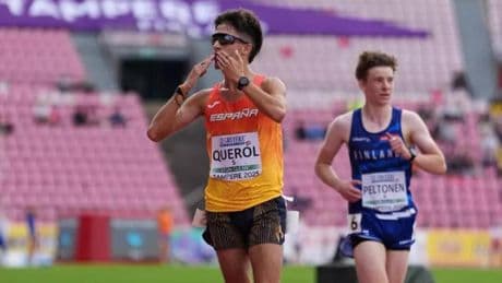 Joan Querol registra un oro histórico para España: récord del Europeo sub-20 en los 10 kilómetros marcha