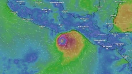 Hurricane Erick mapped as it intensifies to Category 2 and heads towards Mexico