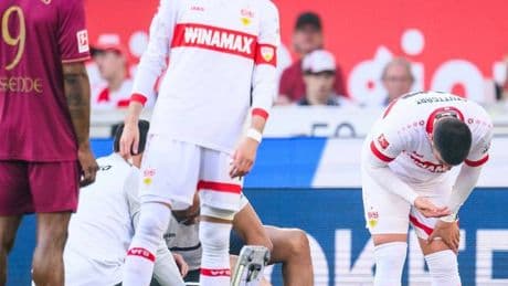 Augsburg in Unterzahl chancenlos: Stuttgart gewinnt und sorgt sich um verletzten Stiller