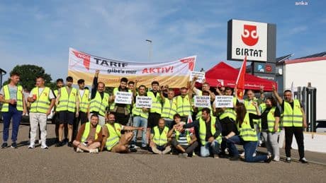 Almanya'nın önde gelen döner tedarik şirketi Birtat'ta işçilerin grevi sürüyor