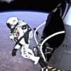 Felix Baumgartner voelde zich nietig, 39 kilometer boven de aarde, net voor zijn recordsprong